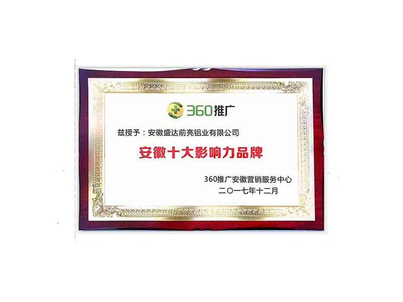 安徽十大影響力品牌